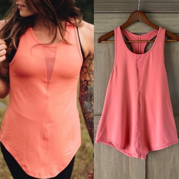 ZYIA Tops - ZYIA Active Coral Effortless Tank Top Women’s size XXL​​